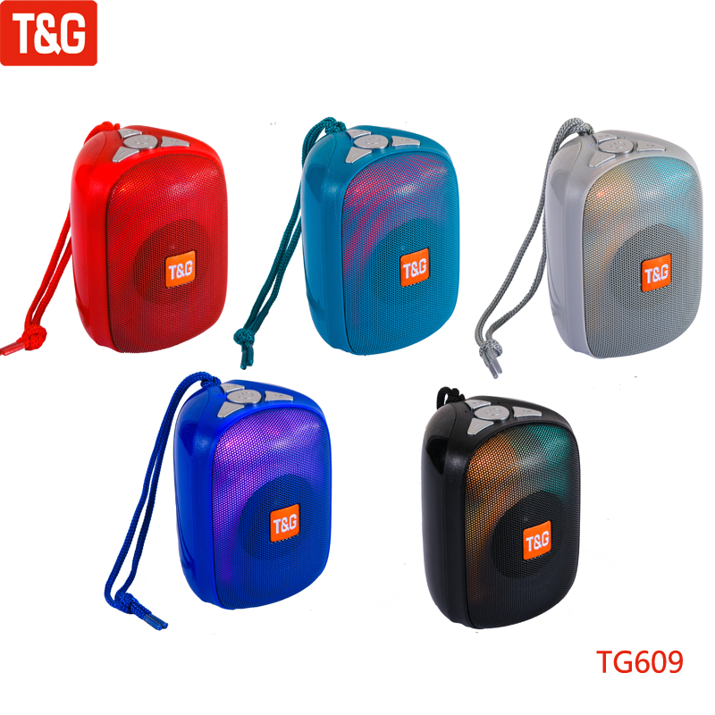 T&G TG609 Portable Speaker Bluetooth Triangle Wireless Waterproof Speaker Subwoo