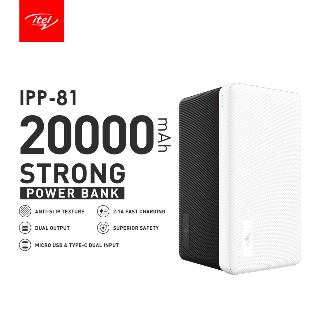 itel Power Bank itel Ipp-81 20Kmah