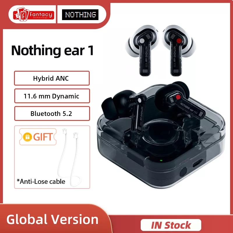 Original Nothing ear 1 Wireless Active Noise Cancelling Headphones TWS Bluetooth