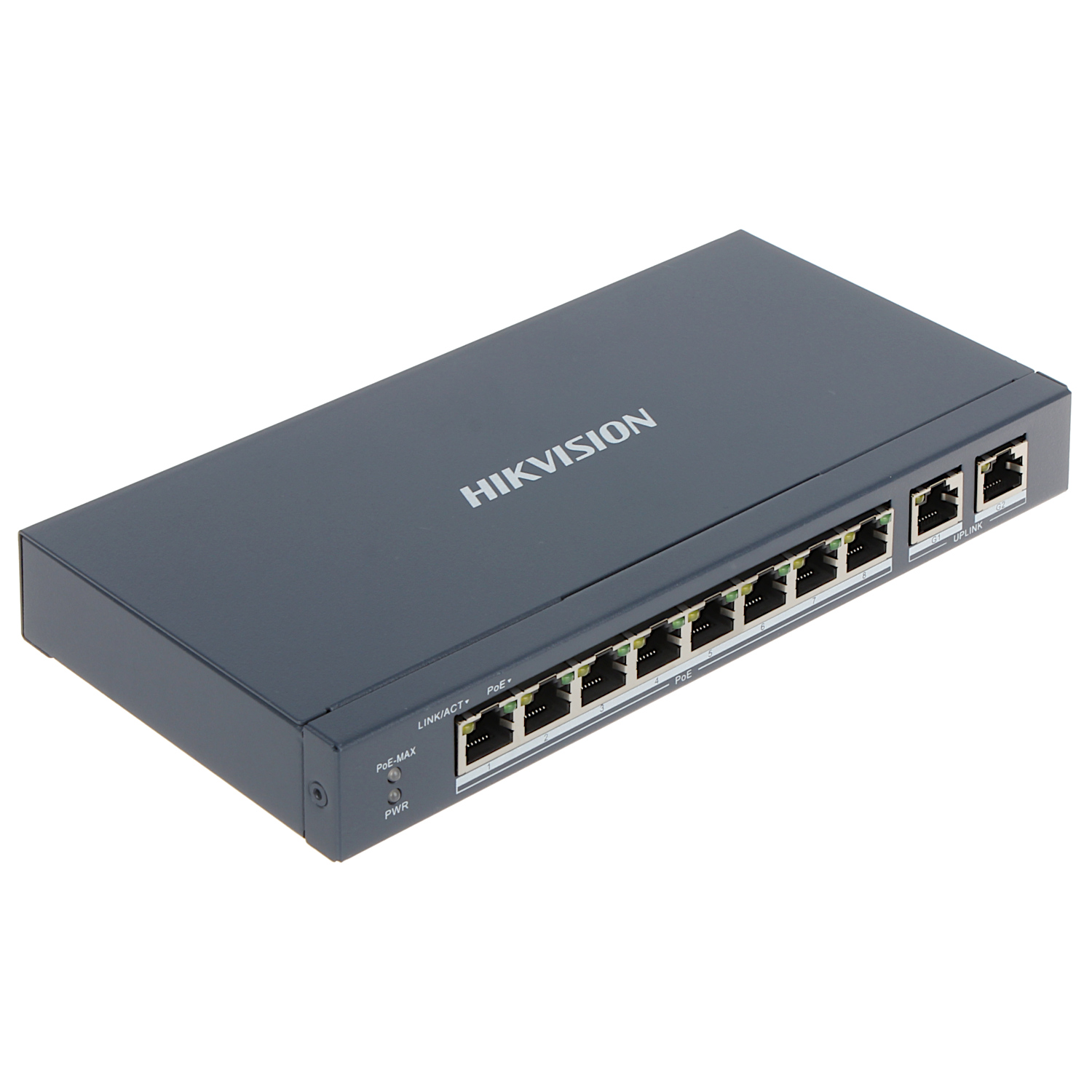 Hikvision DS-3E0310P-E/M (O-STD)-8 Port Fast Ethernet Unmanaged POE Switch