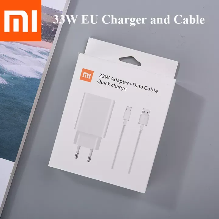100%Original Xiaomi 5A 33W Type C Charger Fast Charger with Cable TYPE-C EU Char