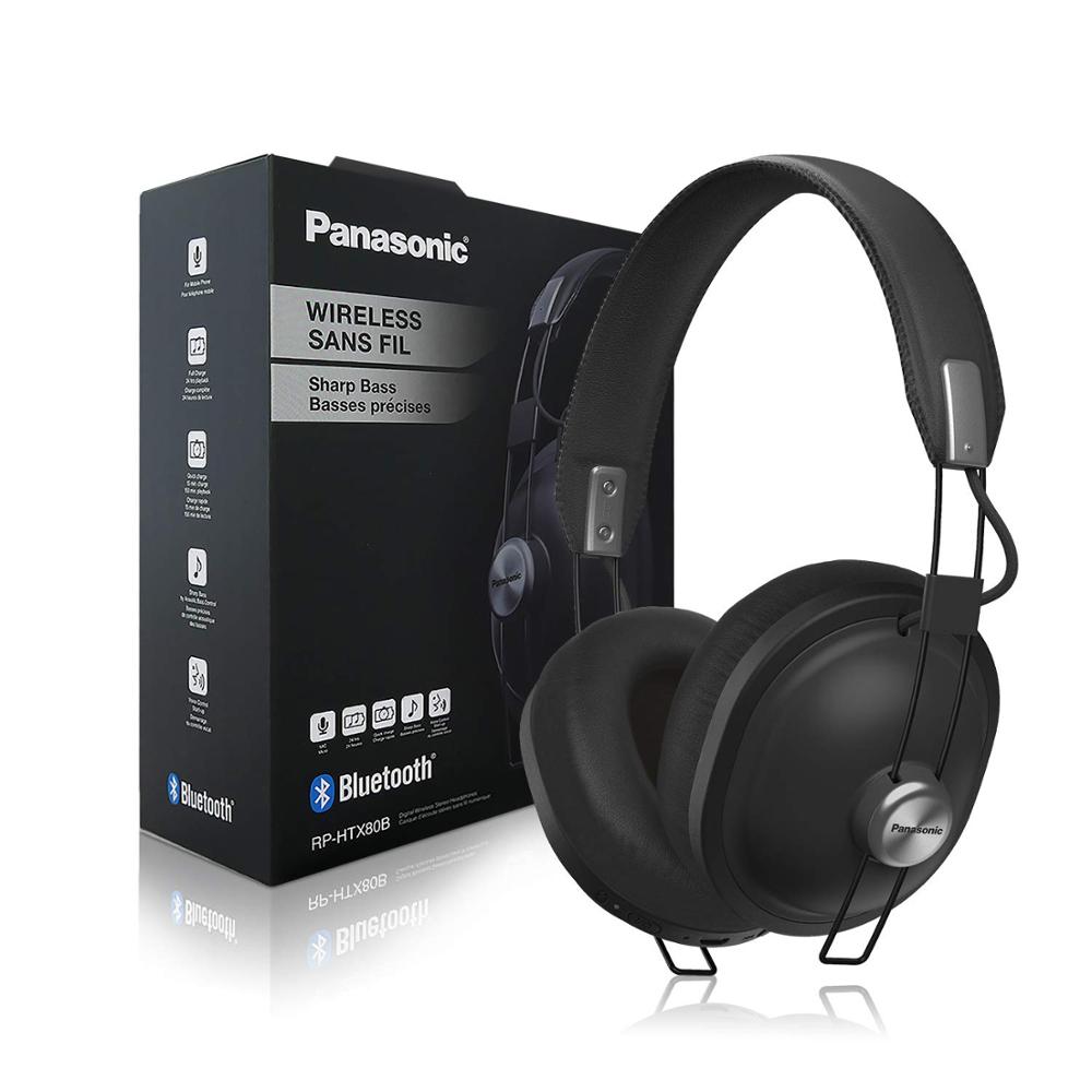 BLK） Panasonic RP-HTX80BEK Bluetooth Headphone