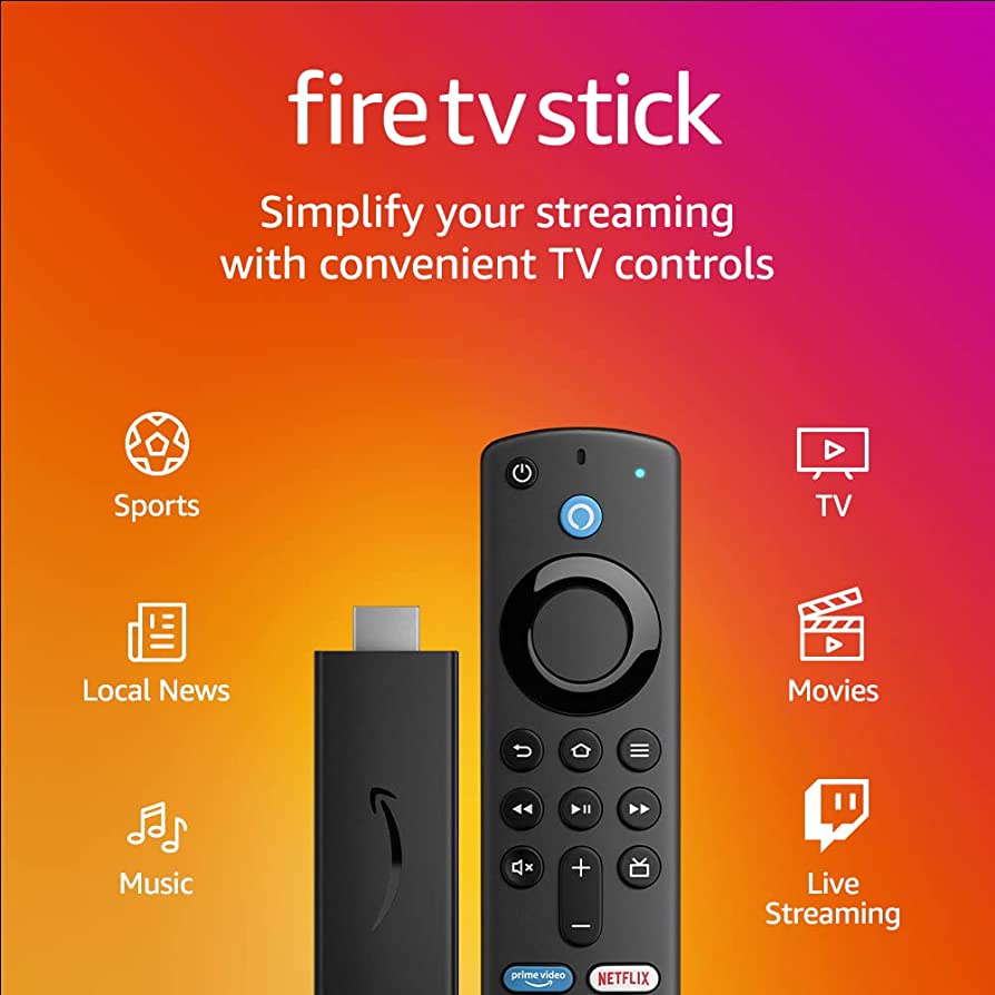 Amazon Fire TV Stick Streaming Media Player with Alexa 3rd gen