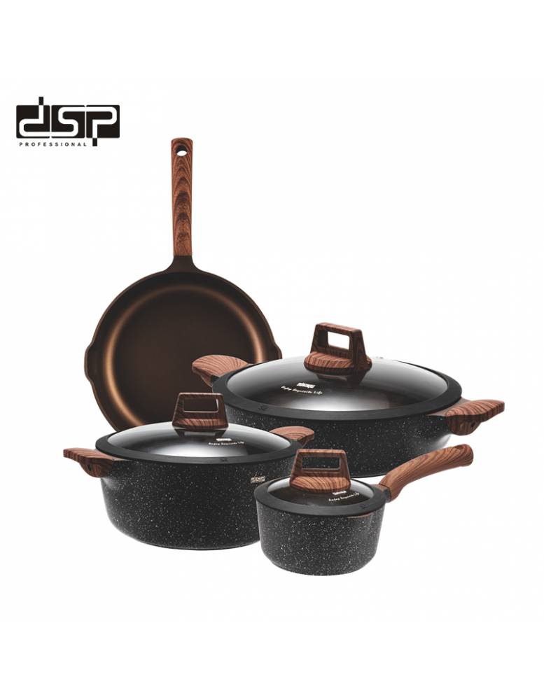 DSP cookware set CA004-S02 black