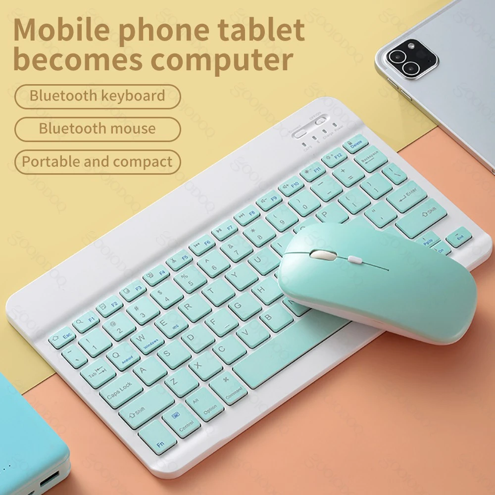 Mini Wireless bluetooth keyboard and mouse
