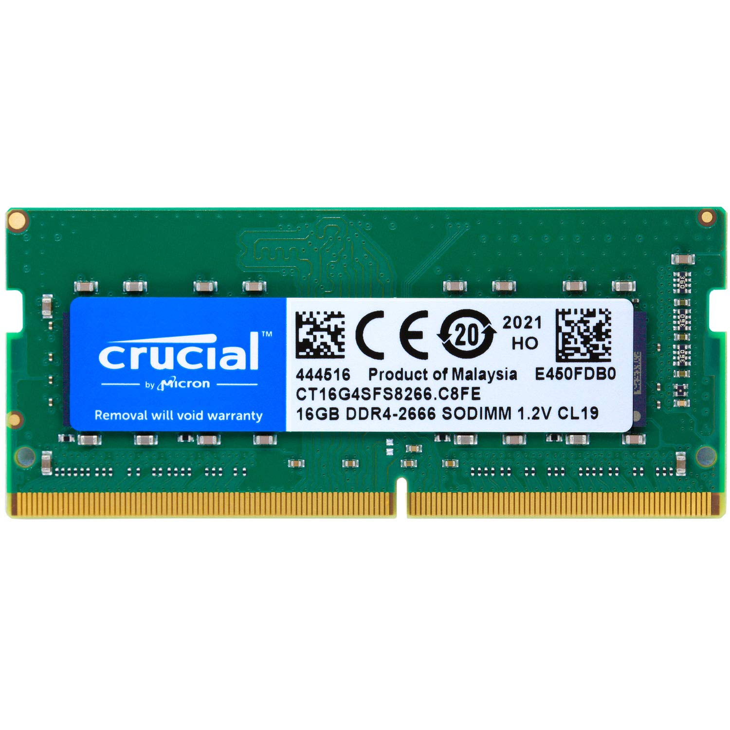 CRUCIAL RAM 16GB  DDR4 2666 LAPTOP
