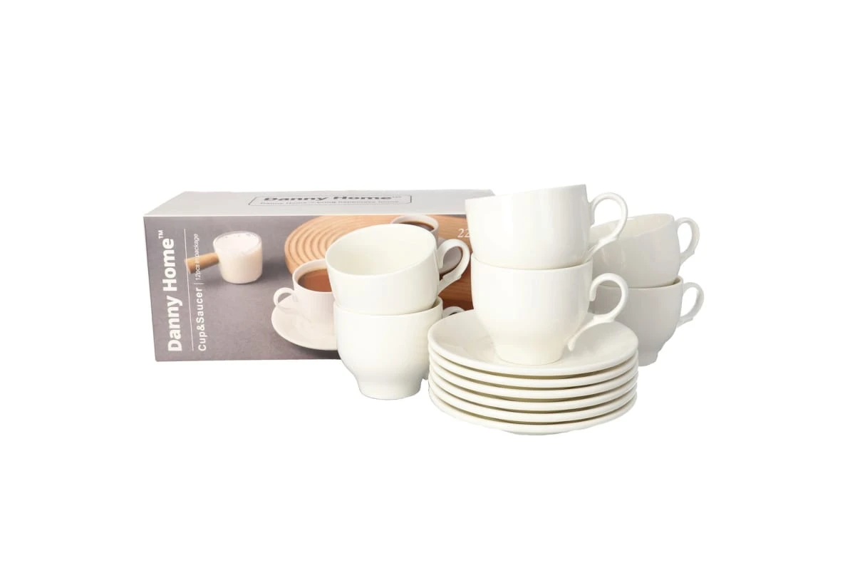 Cup & Saucer 12pcs